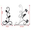 Wall-mounted Retro Garden Planter Hooks Flower Basket Bracket Metal Plant Bracket Wall Hanging Hook