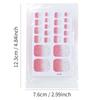 22tips/Sheet Solid Color Shimmer Finish Full Cover Nail Wraps  Home DIY Nail Makeover
