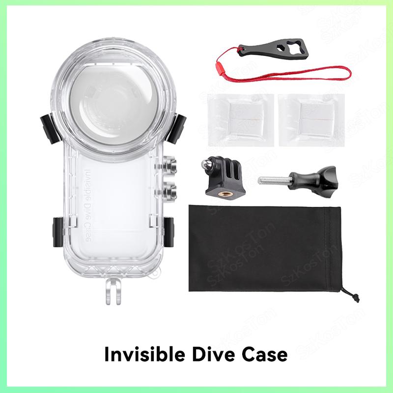 Комплект аксессуаров для Insta360 X4 Защитная крышка объектива Защитная рамка Чехол для дайвинга Сумка для хранения Чехол Защитная пленка для экрана Зарядное устройство Insta 360 X4