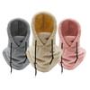 Polar Fleece Balaclava Winter Ski Windproof Cap Outdoor Cap Face Cover Hood Beanies Women Plush Warm Hat