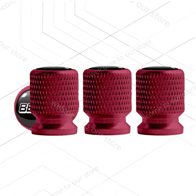 4Pcs/Set For Racing Modified Forged Wheel LOGO Badge Universal Motorcycle Car Wheel Tire Valve Caps Tyre Stem Covers Accessories