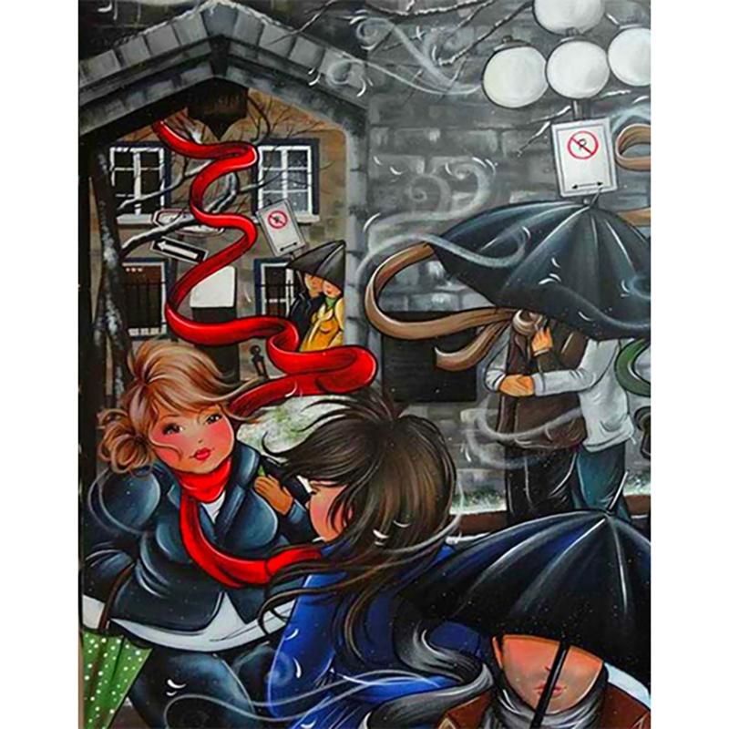 DIY алмазная живопись полная круглая дрель толстые женщины толстые дамы Алмазная художественная вышивка Broderie Diamant картина стразами