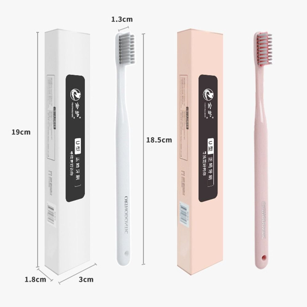 Зубная щетка для чистки зубов Ортодонтическая зубная щетка U-образная зубная щетка Стоматологическая зубная щетка