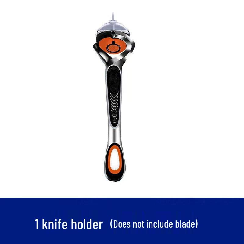 German Quality Men's Razor with Five Ultra-Thin, Anti-Scratch Blades