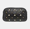 [Pre-Owned] GG Marmont Small Black Leather Quilted Shoulder Bag - Very Good #1XP1GEO