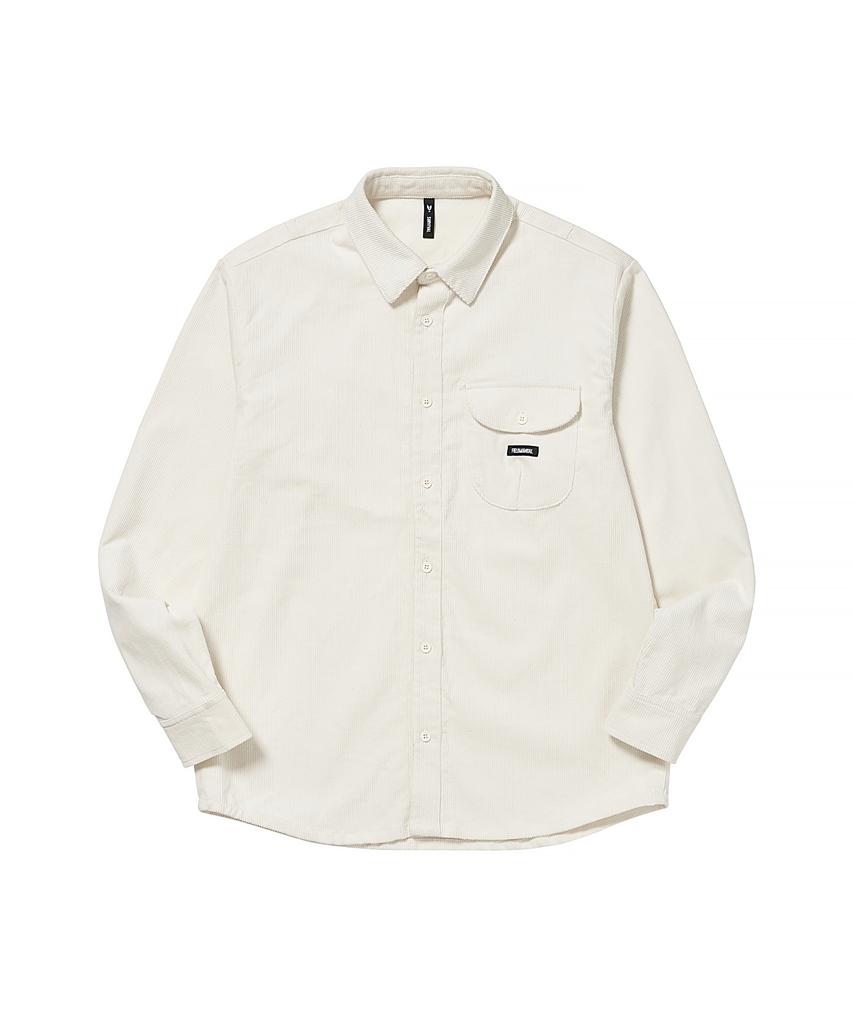 FIELDMANUAL Corduroy Shirt White