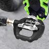 Педали TacoBey MTB для горного велосипеда с двойной платформой, совместимые с Shimano SPD Mountain Clipless с 3 подшипниками уплотнений, легкие педали из нейлонового волокна для велосипеда