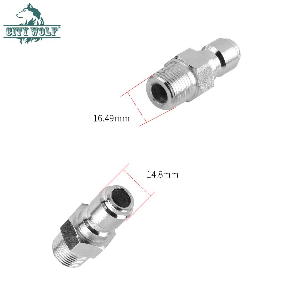 Комплект шаровых клапанов высокого давления 4500 PSI для шланга мойки высокого давления 3/8” быстроразъемный адаптер для мойки автомобиля