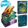 50 Игровых карт, Карты для настольной игры, Лесной отпечаток, Карты для интерактивной настольной игры «Сбор»