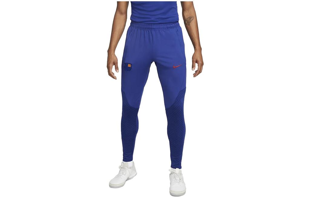 Nike Мужские вязаные спортивные штаны синие с умеренной манжетой DR5066-455