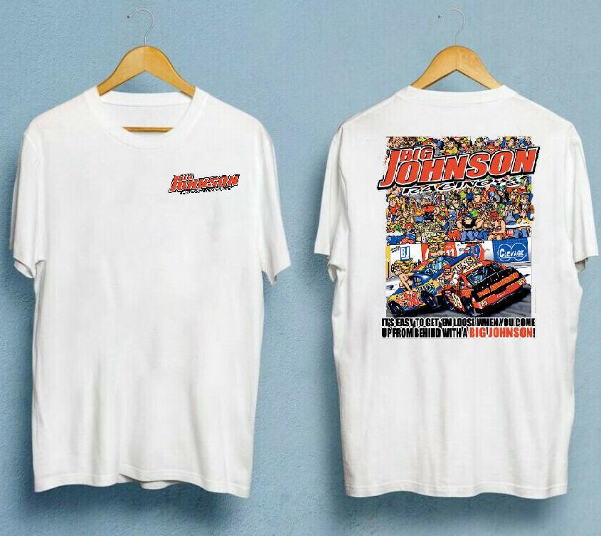 Big Johnson RACING Vintage T-shirt You Come Up From Behind With A Big Johnson