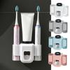 Wall Mount Toothbrush Holder Dust-proof Toothpaste Squeezer New Toothbrush Stand