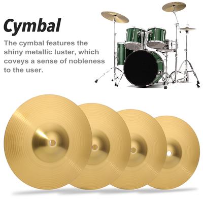 Латунные тарелки Crash Cymbal Барабанные инструменты Практичная тарелка из сплава для ударных инструментов