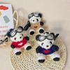 Милый брелок-панда-пилот, мультяшный брелок-панда, плюшевый брелок для пары, детский плюшевый брелок, украшения для сумки