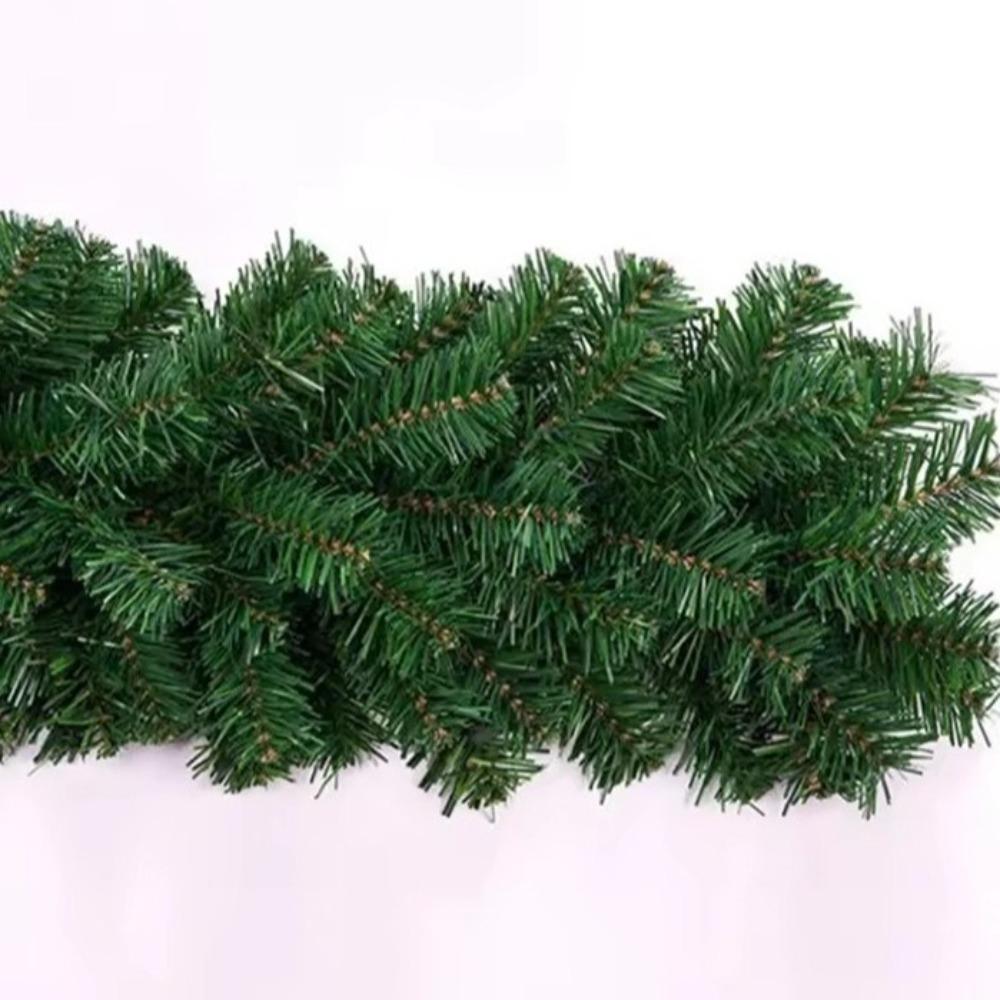 Зеленый искусственный ротанг сосна 2,7 м искусственная зеленая ель для лестницы камина рождественский декор