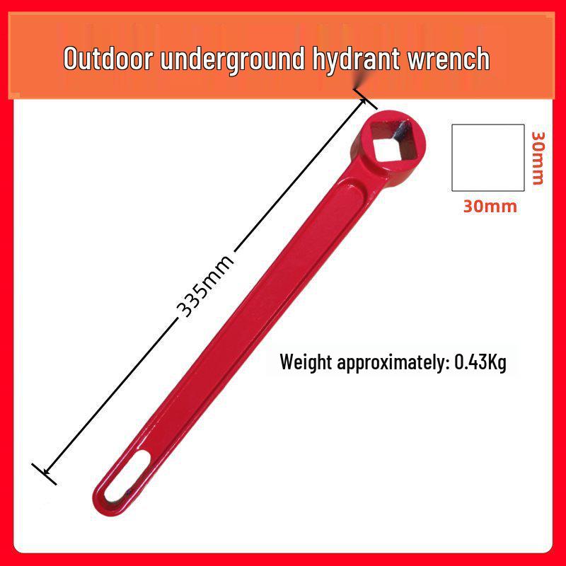 Universal Magnetic Hexagonal Fire Hydrant Wrench & Adapter for Water Filling Trucks
