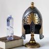 Древнегреческие Средневековые Стиль Шлемы Скульптура с Основанием Историческая Витрина Головной Убор Орнамент Домашний Офисный Стол Искусство