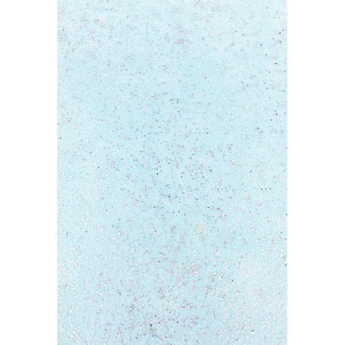 Paquet de coupons de feutrine adhésive - SODERTEX - 20 x 30 cm - 10 couleurs assorties - 140 g/m² - Pailleté