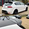 Для SEAT 2009-2012 LEON Tail Leon MK2 Черный Карбоновый Рисунок Задний Спойлер Багажника Автомобиля Заднее Крыло Багажника Аксессуары для Стайлинга Автомобиля