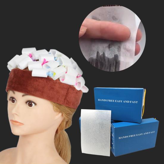 300Pcs/Box Disposable Perm Paper Useful Hairdressing Tool Minimalistic Practical Accessories for Women