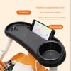 3 In 1 Baby Stroller Dinner Table Tray Phone Stand Plate Accessories Supplies for Toddler Infant Girl Boy Milk Bottle Cup