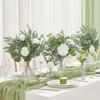 100 шт. Искусственные листья эвкалипта Стебли Ветки эвкалипта Искусственные растения для домашнего свадебного декора
