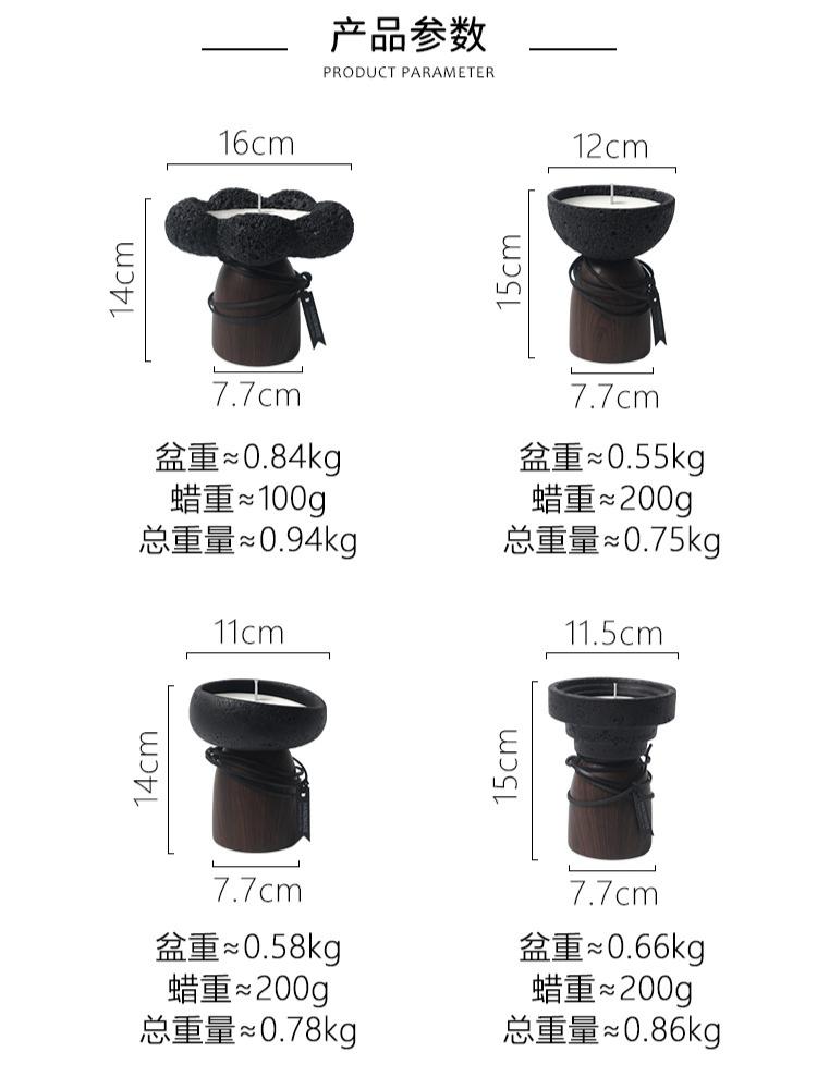 Скандинавский Минимализм Дом Цемент Ароматерапевтические Стаканчики для Свечей DIY Свеча Пустой Стаканчик Подсвечник Украшения Контейнер для Соевого Воска