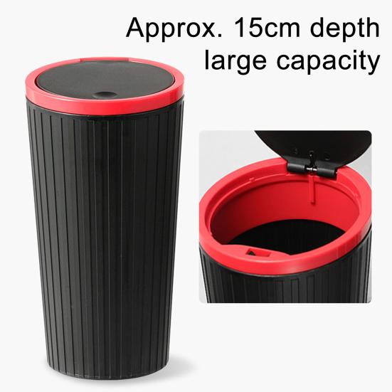 Автомобильный мусорный бак с крышкой Пресс большой емкости Герметичный универсальный внедорожник Грузовик Авто Центральная консоль Подлокотник Коробка для мусора Контейнер для мусора