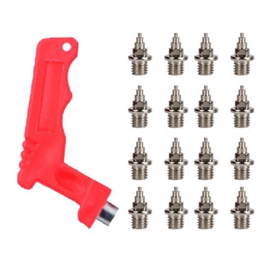 Yousheng 100 шт. шипов для беговых лыж из углеродистой стали, шипы для беговых и кроссовых кроссовок с ключом для шипов для спринтерских видов спорта, кроссовки