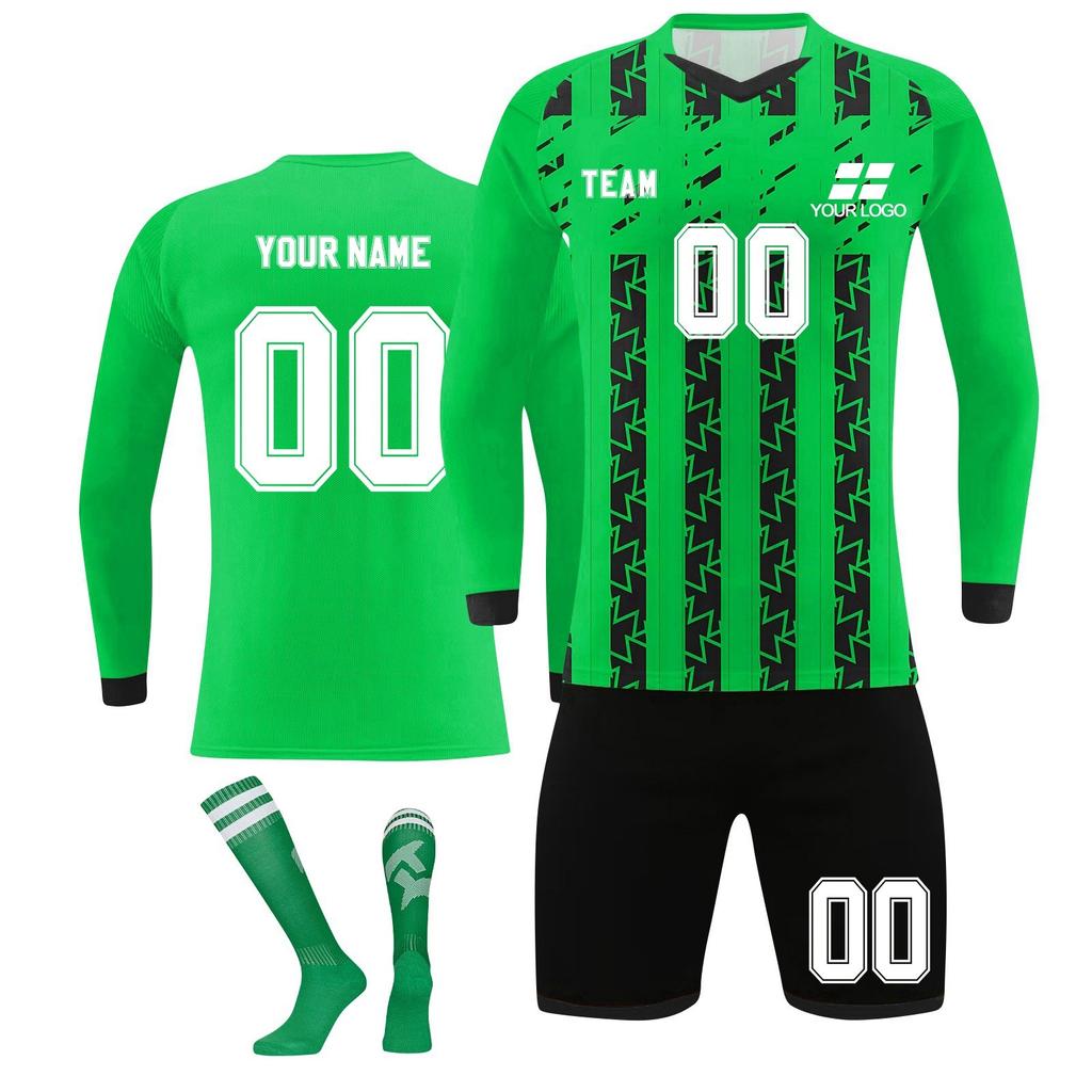 Комплект персонализированных рубашек для мужчин и девочек с именем и номером, футбольные майки на заказ для мальчиков, тренировочный костюм