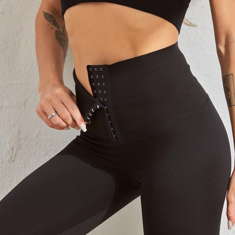 Корсет Body Shaper Талия Узкие леггинсы Женские компрессионные брюки с высокой талией Эластичные колготки