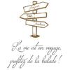 [Q4797] - Sheet of Stickers 'Messages' (Love - Joy - Happiness - Life Is a Journey...) - 20x70 Cm