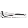 Black Grey Slotted Spatula Stainless Steel Silicone Nonstick Spatula  Nonstick Cookware