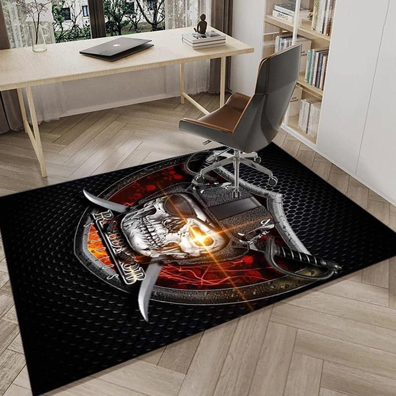Las Vegas Raiders Area Rug for Office, Chair Rug, Decorative Carpet Livingroom Mat, Large Size Fan gifts Christmas gifts