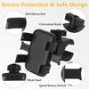 Universal Golf Cart Phone Holder Mount Compatible with EZGO/Club Car/Yamaha For IPhone/Galaxy/Huawei Quick Release/360° Rotatabl
