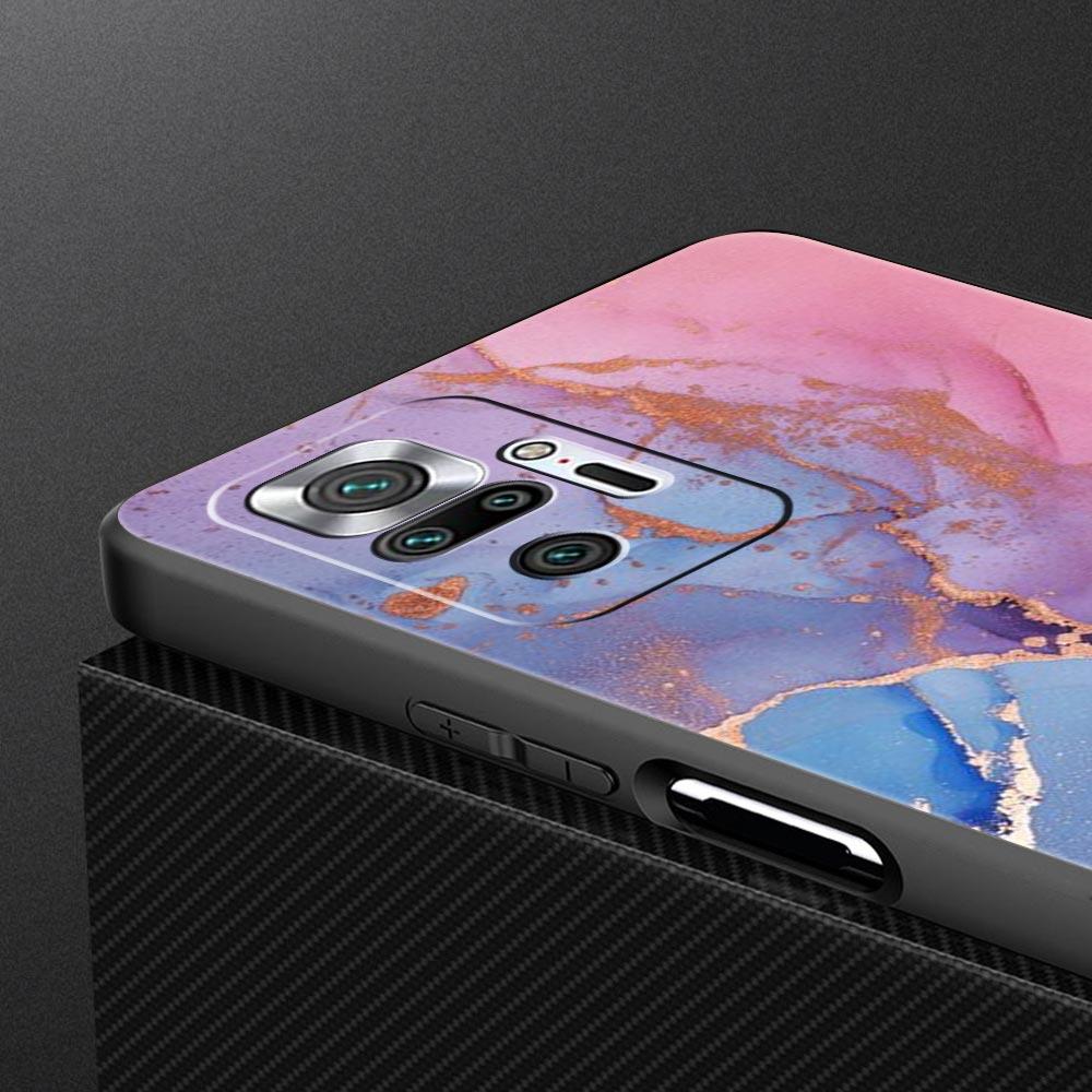 Для Redmi 10C Чехлы Funda Marble Ink Wash Мягкий чехол для телефона для Xiaomi Redmi Note 12 11 9S 9 8 10 Pro Plus 7 9T 8T 9C 9A 8A Чехол