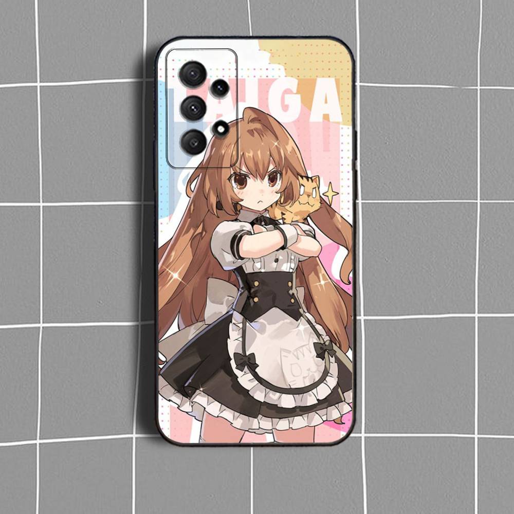 T-Taiga T-Toradora Aisaka Phone Case For Samsung Galaxy A73,31,32,72,41,53,52,71,22,5G,Note,J7,8,9 Soft Black Cover