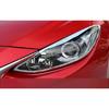 Для Mazda3 Axela M3 2014 2015 2016 хромированная крышка фары из АБС-пластика, внешняя отделка, 2 шт.