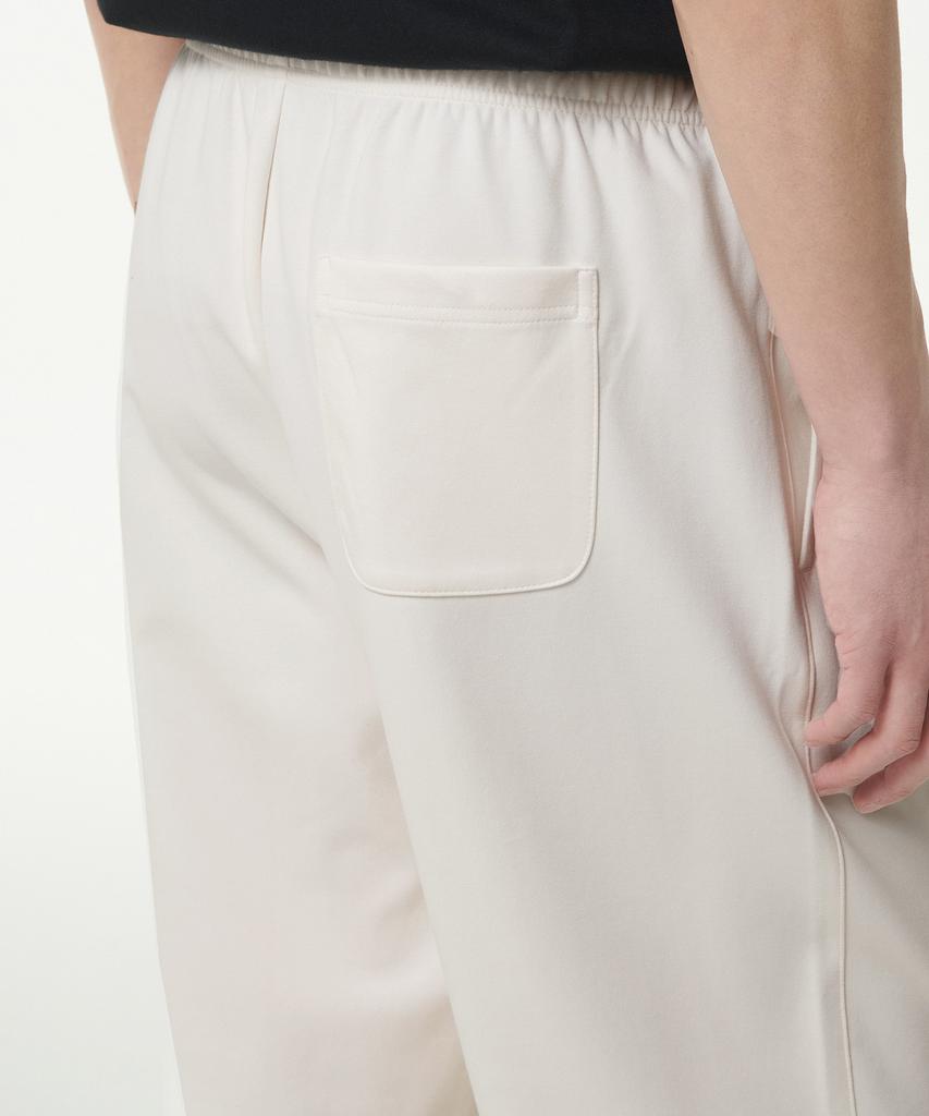 MUSINSA STANDARD [Cooltandard] One-Pleat Wide Lounge Sweatpants [Cream]