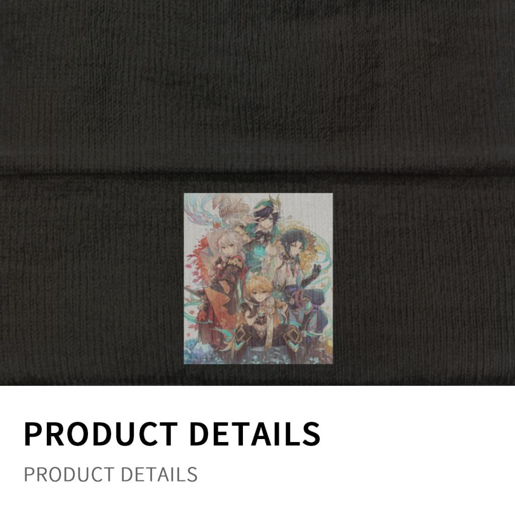 Genshin Impact Acg Anime Knitted Hat Beanie Winter Hat Warm Acrylic Hip Hop Kaedehara Kazuha Xiao Aether Caps Unisex Women