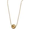 Classic Simple Ball Pendant Short Necklace For Women Fashion Jewelry Girls Accessories Clavicle Chain