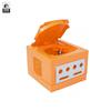 Hyperkin RepairBox Custom Color Shell Orange for GameCube Replacement Outer Case Retro Game Console Customization and Repair Full Set with Screws and