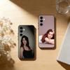Чехол для телефона Anne Hathaway Черный Силиконовый Мягкий Для Samsung Galaxy A73,A72,A71,A70,A53,A52,A51
