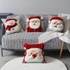 45×45cm Pillowcase 2D Printed Plush Pillow Cover Cute Christmas Throw Pillow Cover  Home Decoration