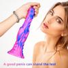 Female Eggless Horse Cock Liquid Silicone Animal Penis Thick and Long Color Simulation Fake Penis Anal Plug Sex Toys