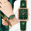 Ladies Elegant Quartz Watches Fashion Rectangle Design Women's Wristwatches Best Gifts Clock for Wife,Family,Friend