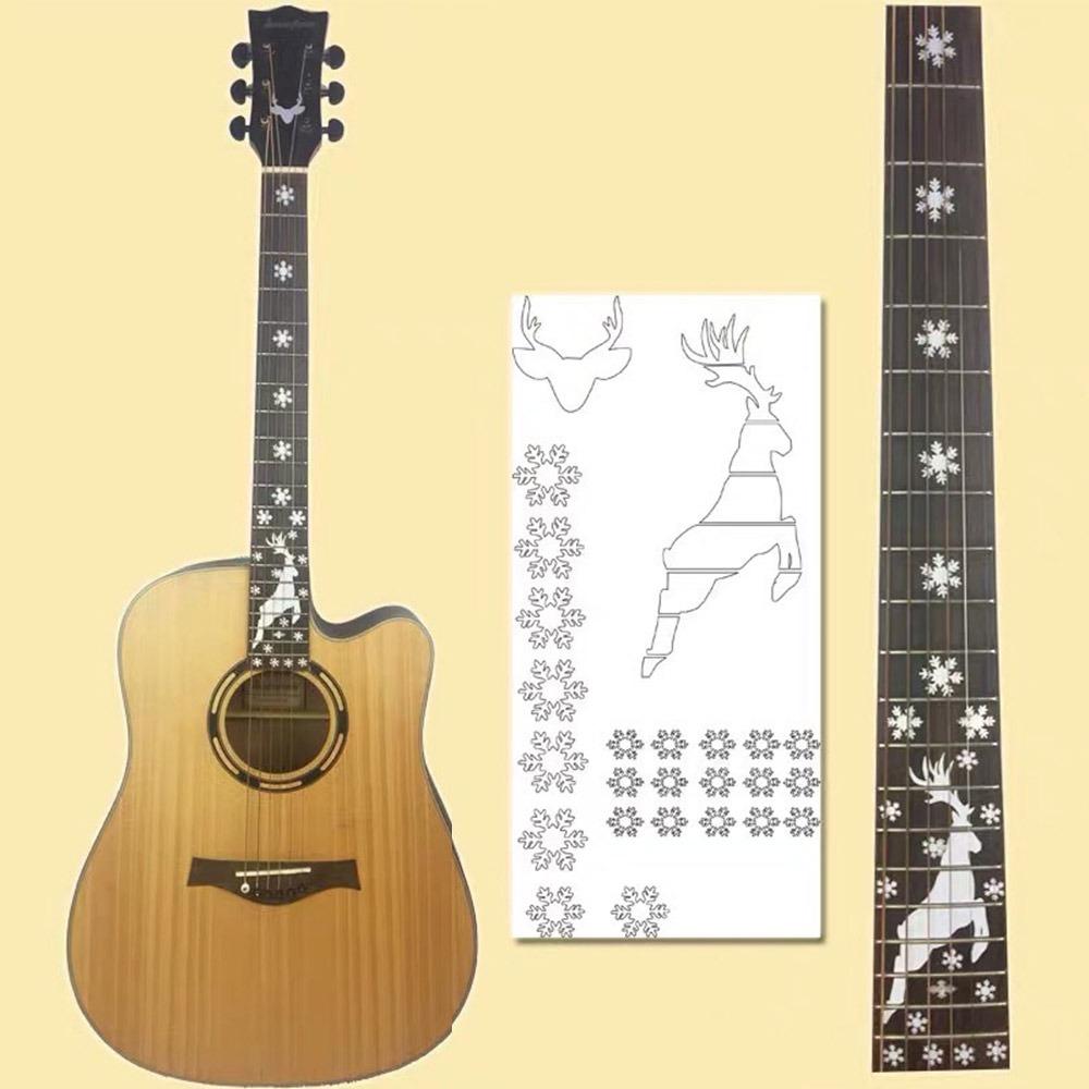 DIY Bass Inlay Decal Guitarra Accessories Наклейка на гриф гитары Наклейка на гриф гитары Бас-гитара