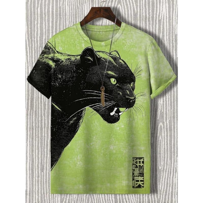 Мужская футболка с забавным принтом животных и кошек, футболки с короткими рукавами, футболки с 3D-принтом и круглым вырезом, повседневная летняя мужская одежда для вечеринок