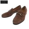 HIROSHI TSUBOUCHI  Suede Bit Loafers for Men, Brown, Size 7 Shoes 7 BrownUsed
