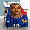 Mbappe 261 Personalized Name Blanket Throw Personalized Blanket Durable Comfort Versatile for Bedding Seaside Nap Bed Four Seasons Multipurpose